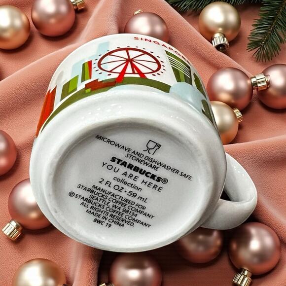 Starbucks Singapore 2oz Ornament – You Are Here Collection – Mini Mug – EUC - Picture 7 of 7